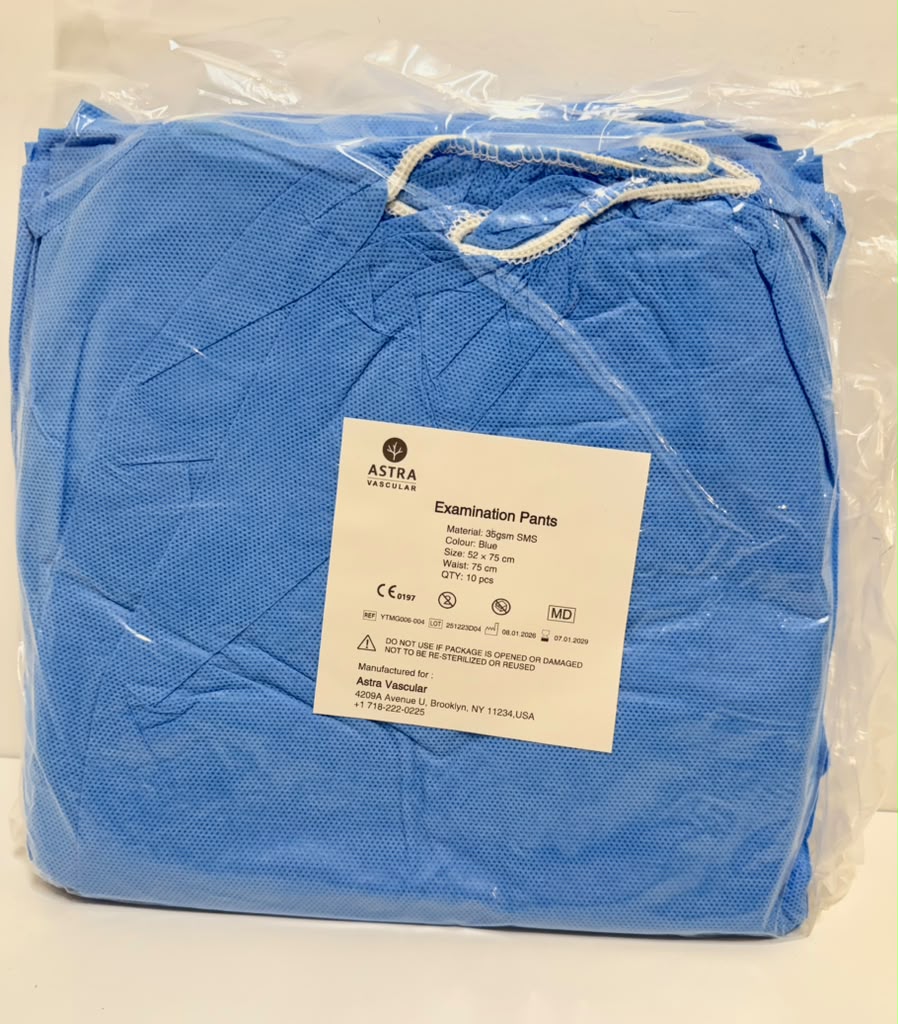 Examination pants SMS, pack of 10 — Astra Vascular