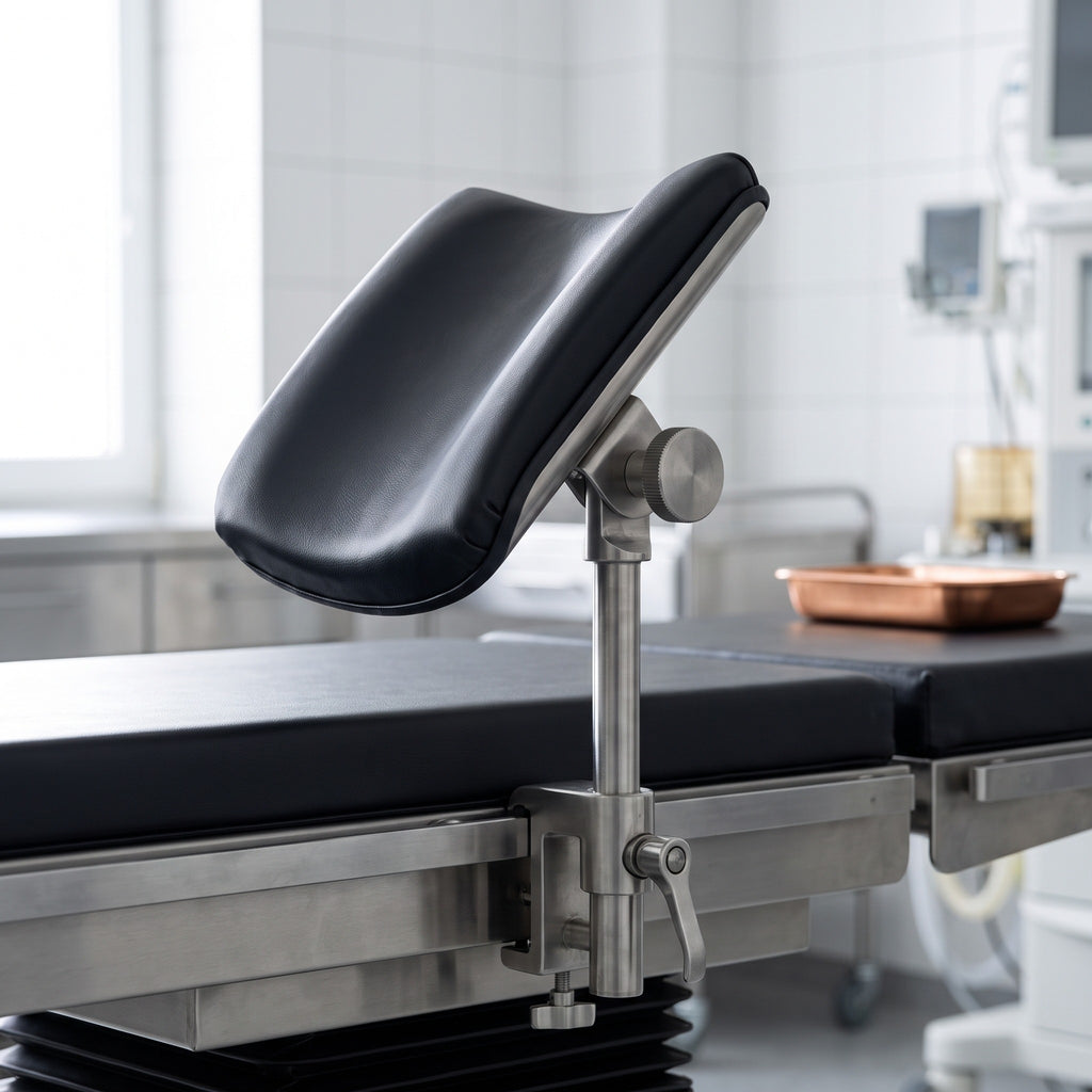 Knee Surgical Positioner / Leg Support — in a clinical setting