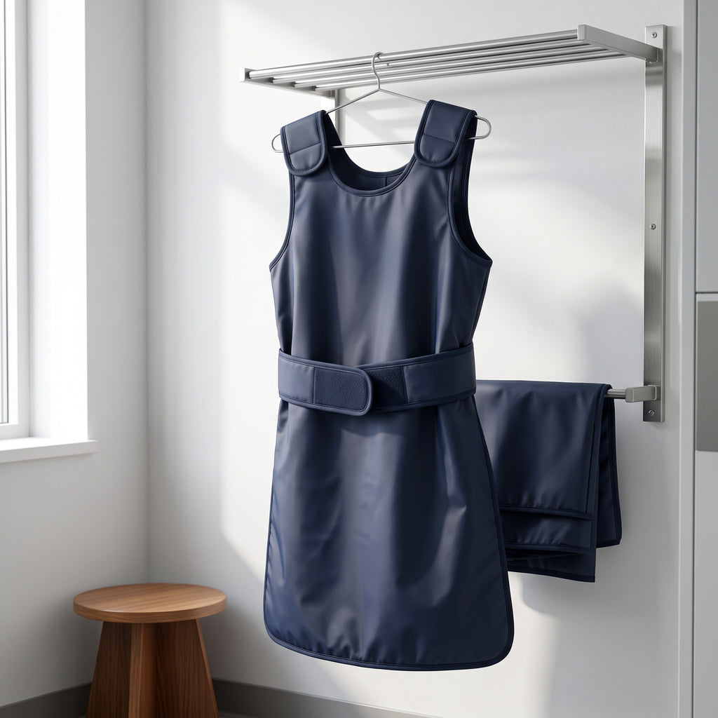 Radiation Protection Apron, 0.5 mm Pb Front — in a clinical setting