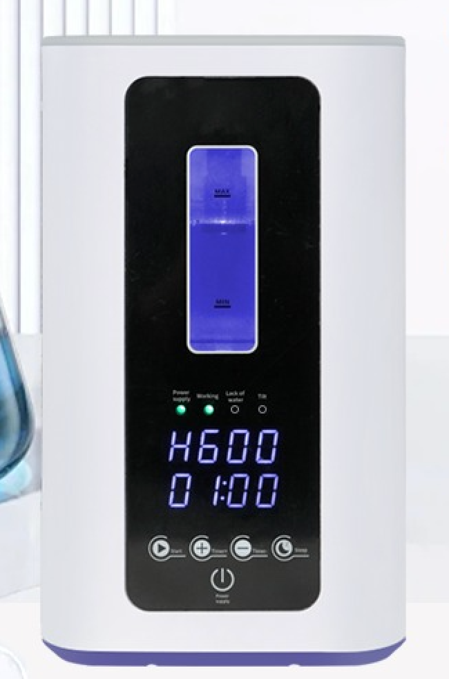 Portable Hydrogen Generator — 300 / 600 mL·min PEM, 99.9 % Purity, Touchscreen