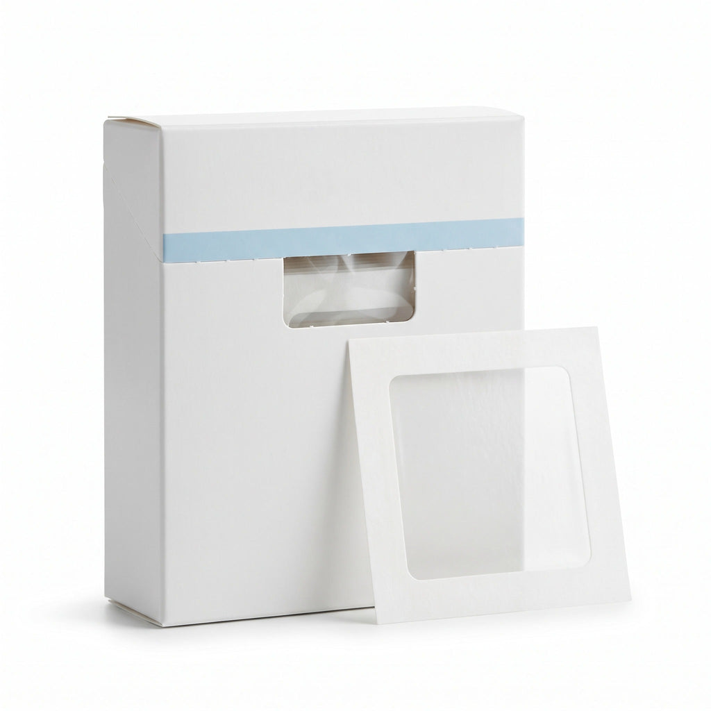 Transparent Film I.V. Dressing 6 × 7 cm — front view on white