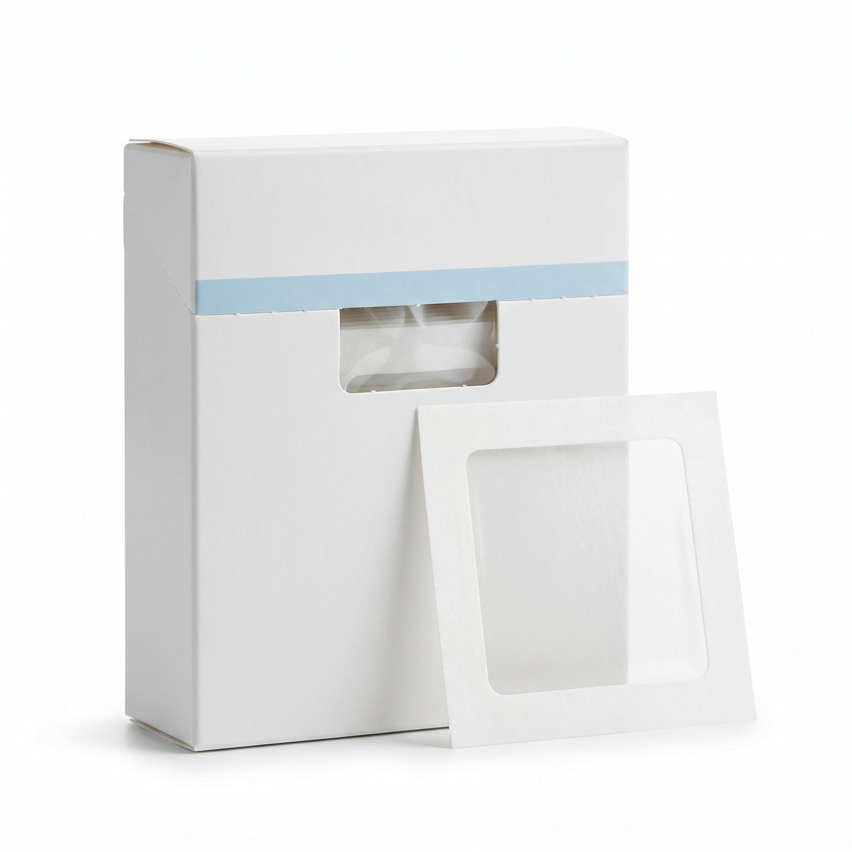 Transparent Film I.V. Dressing 6 × 7 cm — front view on white