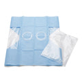 Femoral Angiography Drape, Sterile, Dual Fenestration — front view on white