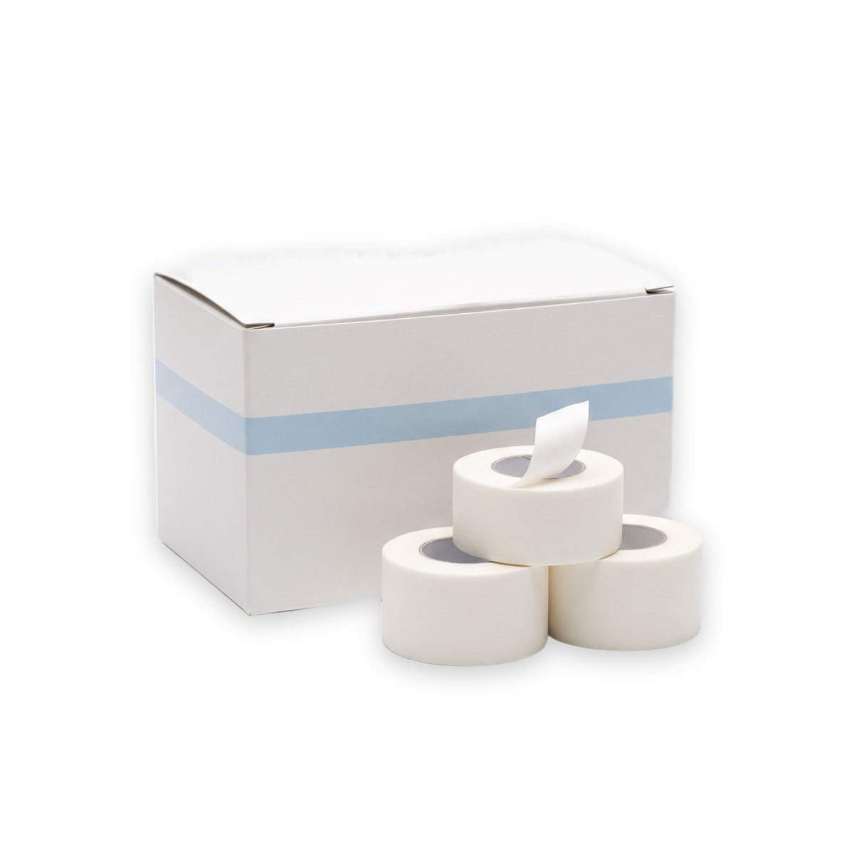 Paper Surgical Tape, 1 in x 10 yd, Hypoallergenic — front view on white