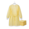 Isolation Gown, AAMI Level 2, Non-Surgical — front view on white