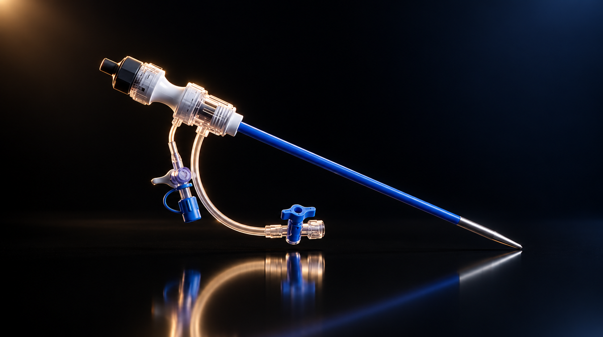 NovaSeal large-bore introducer sheath, dark stage